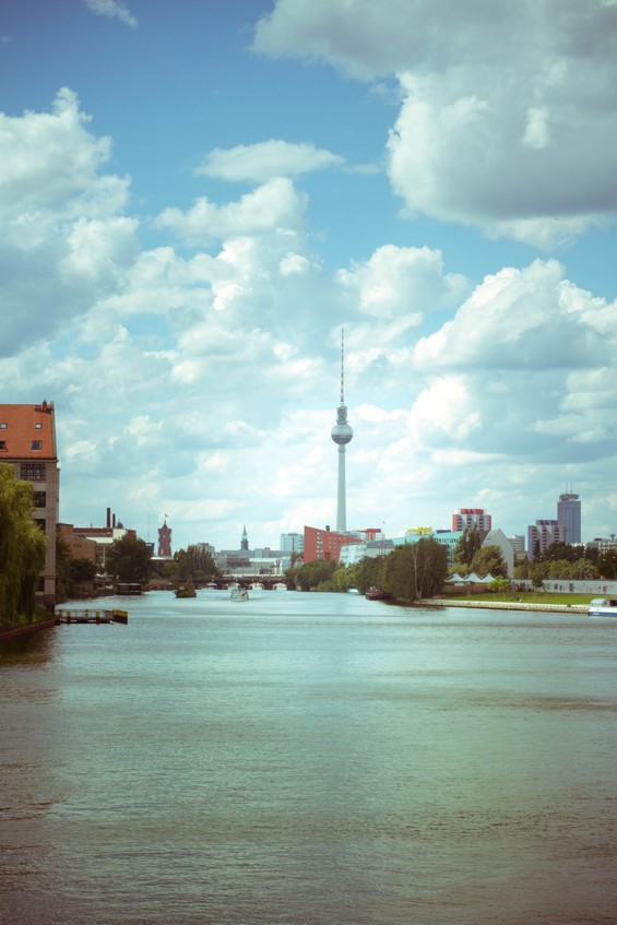 Vue de la Television Tower in Berlin