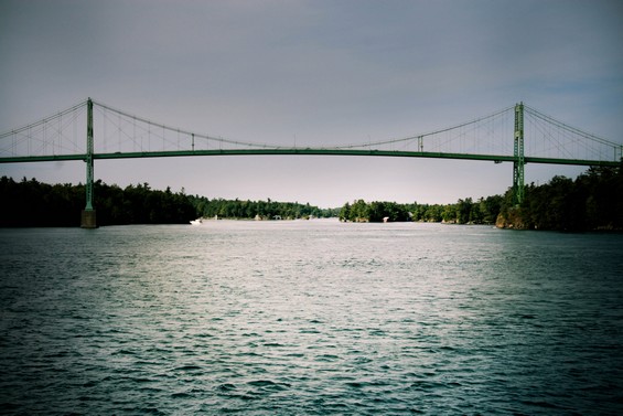 Canada, Mille îles on the boat
