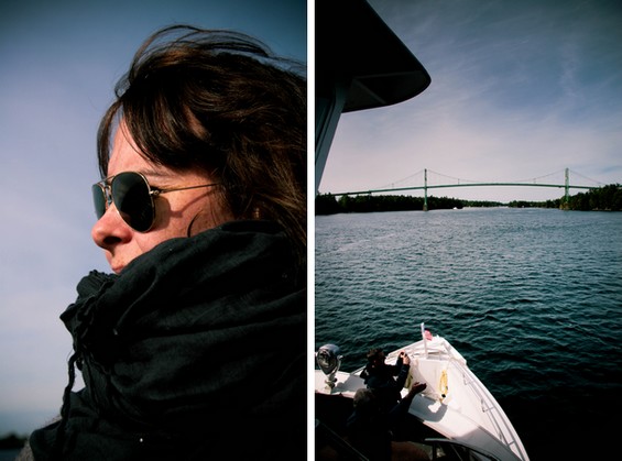 Canada, Mille îles On the boat
