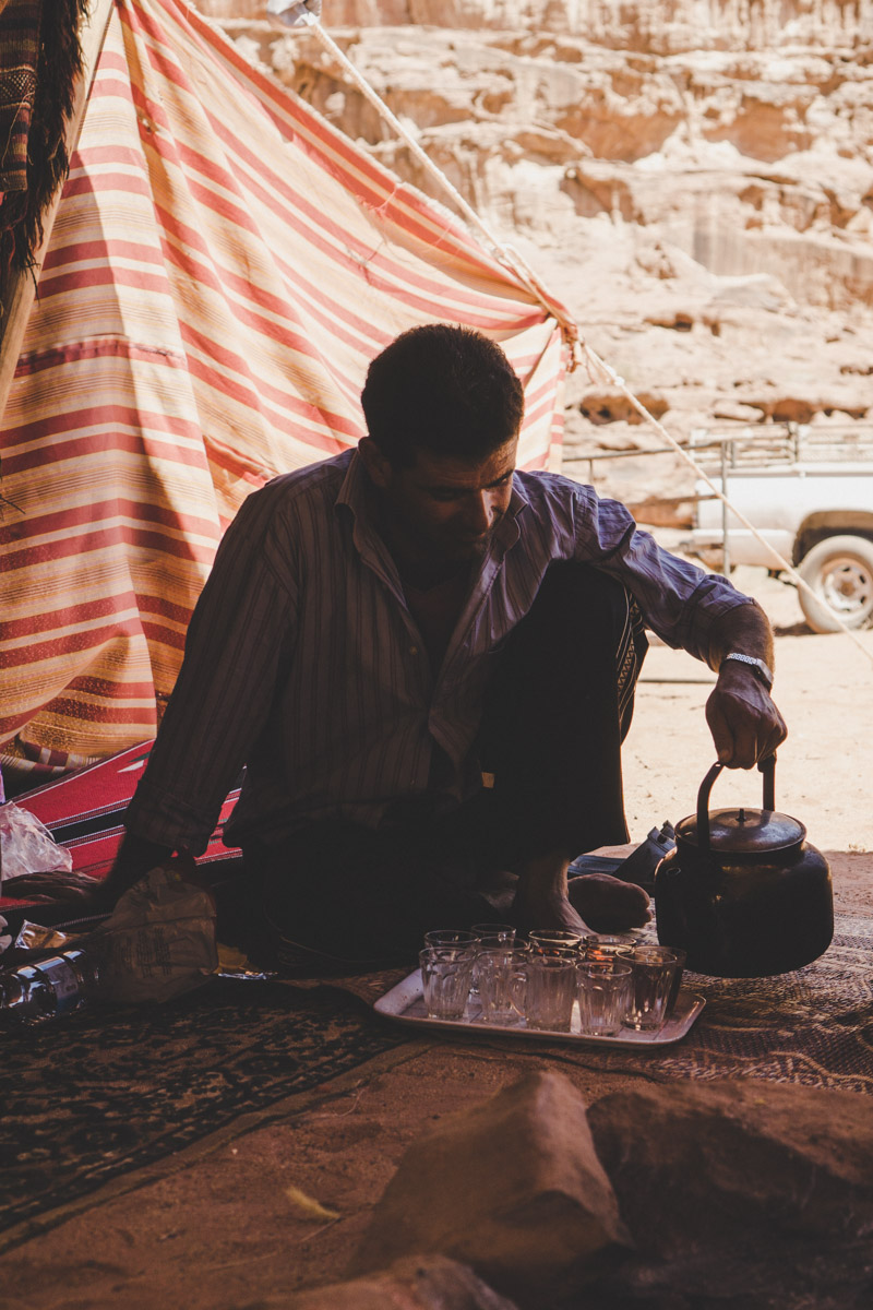 Dormir en tente avec les Bédouins du Wadi Rum