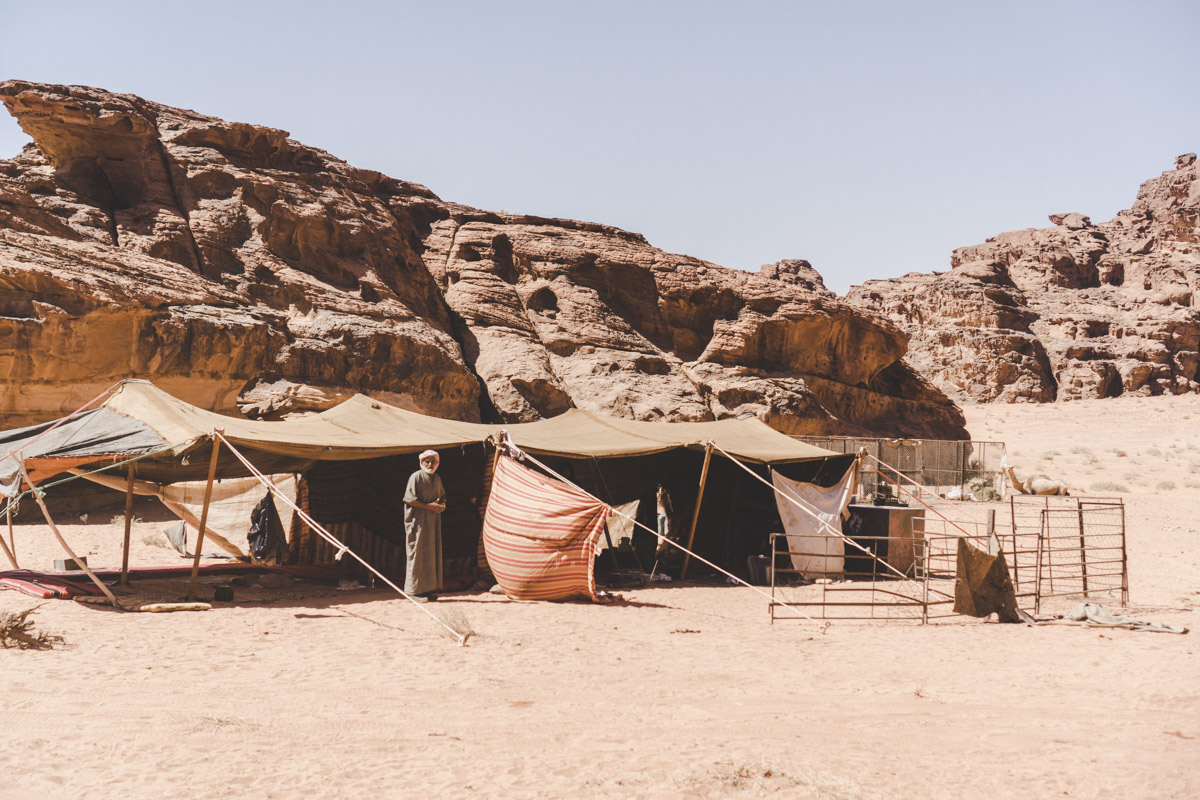 Dormir en tente avec les Bédouins du Wadi Rum