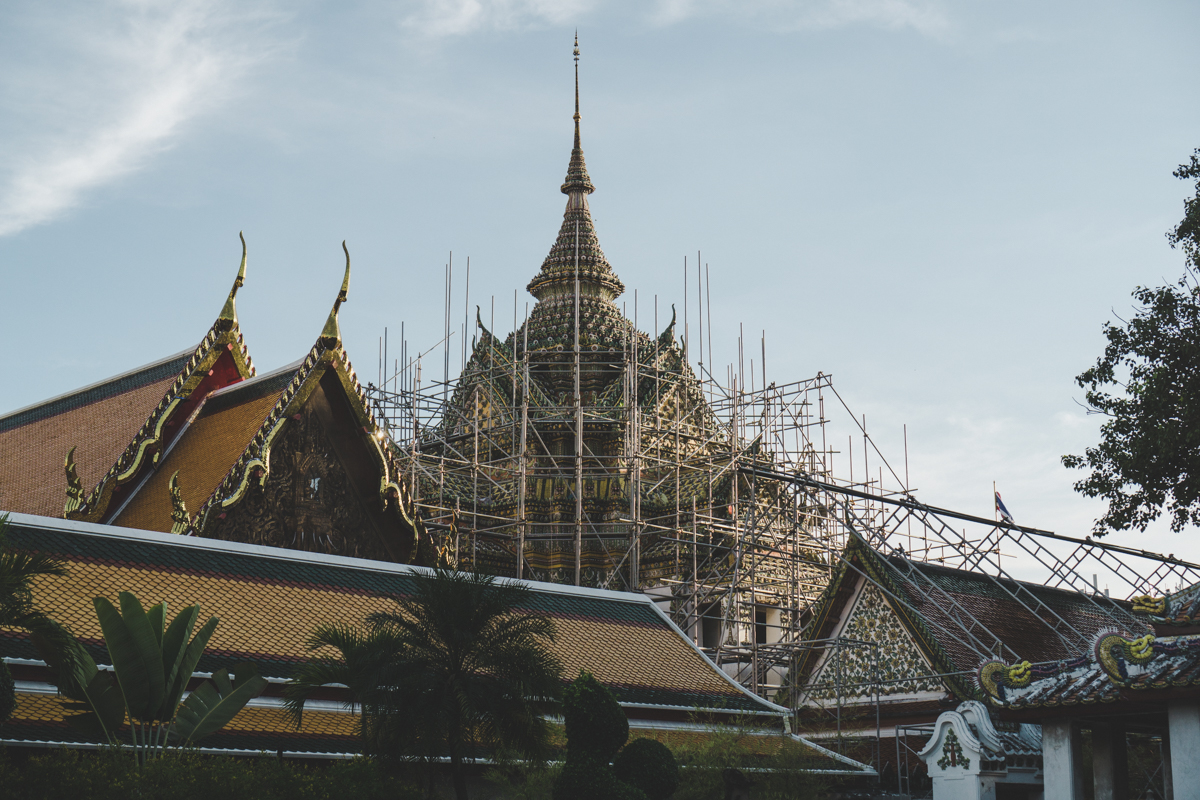 2 jours à Bangkok, Wat Pho : Temple du Bouddha couché.