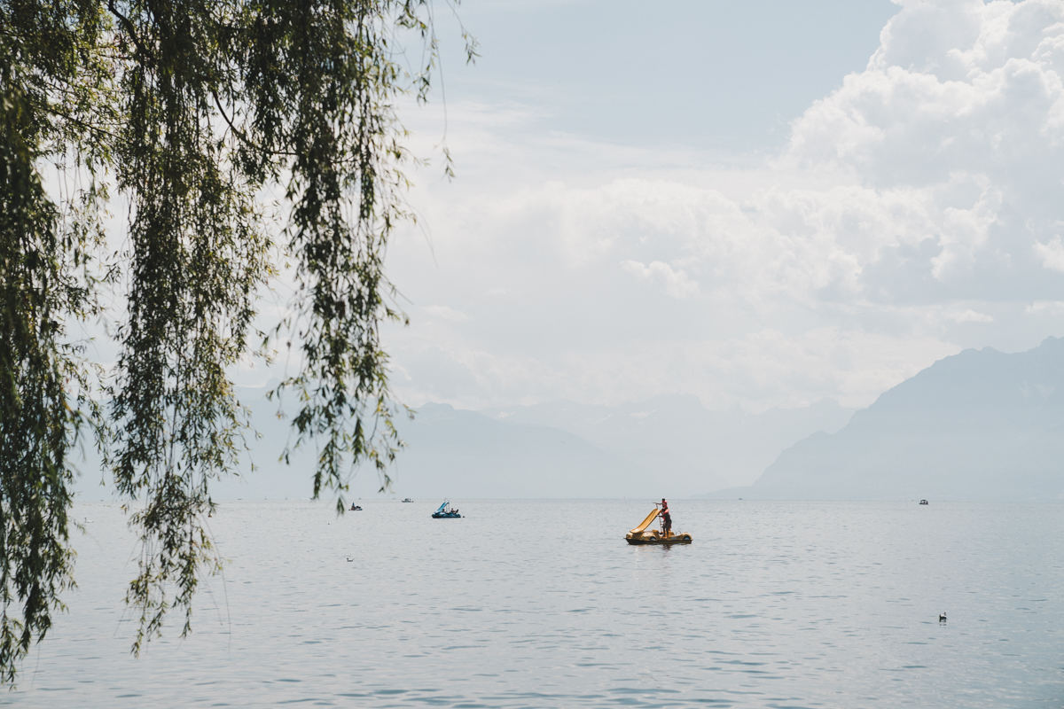 Un week-end à Lausanne, lac Léman